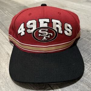 VTG Starter Pro Line San Francisco 49ers Red/Black Strap Back NFL Football Hat